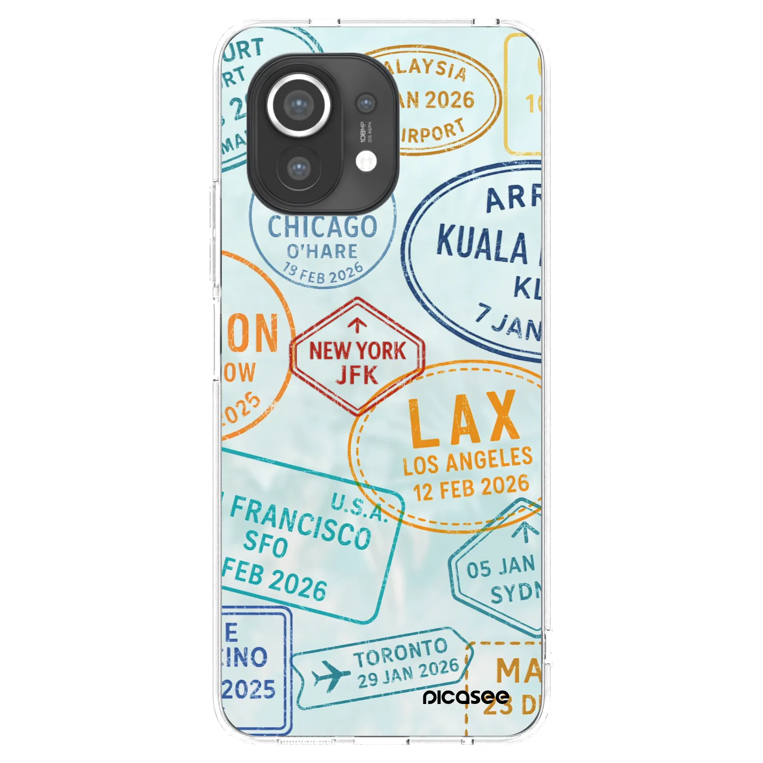 Picasee silikonový průhledný obal pro Xiaomi Mi 11 - PASSPORT EDITION