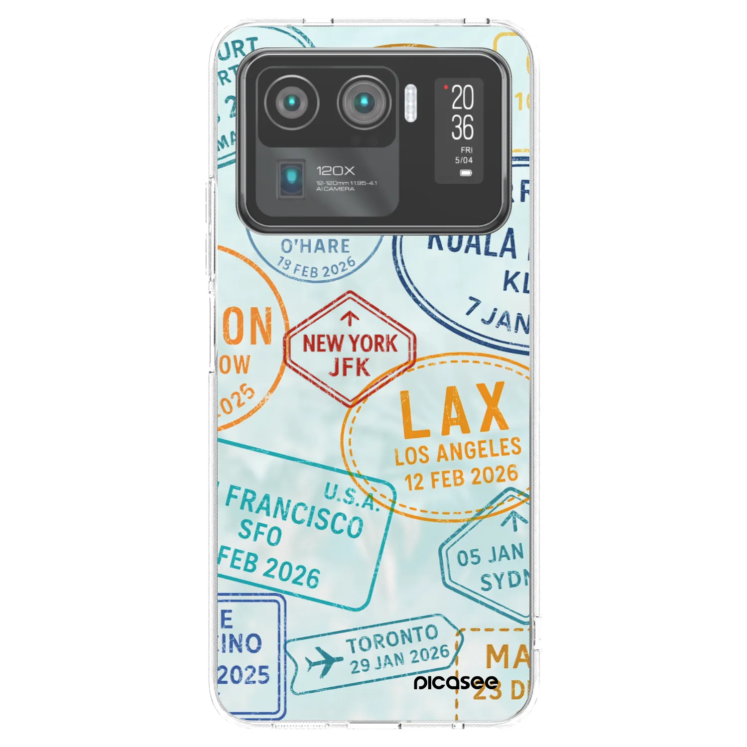 Picasee silikonový průhledný obal pro Xiaomi Mi 11 Ultra - PASSPORT EDITION