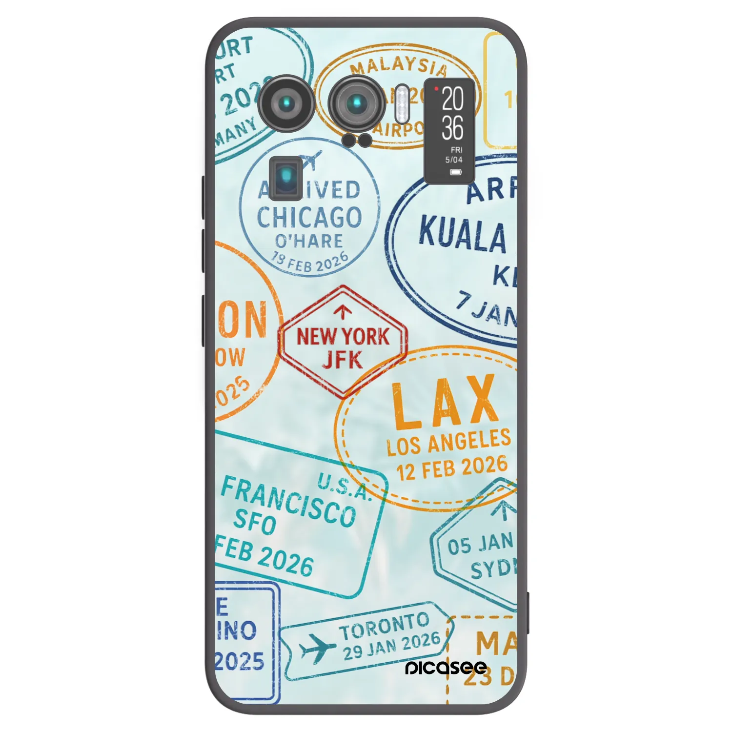 Picasee silikonový černý obal pro Xiaomi Mi 11 Ultra - PASSPORT EDITION