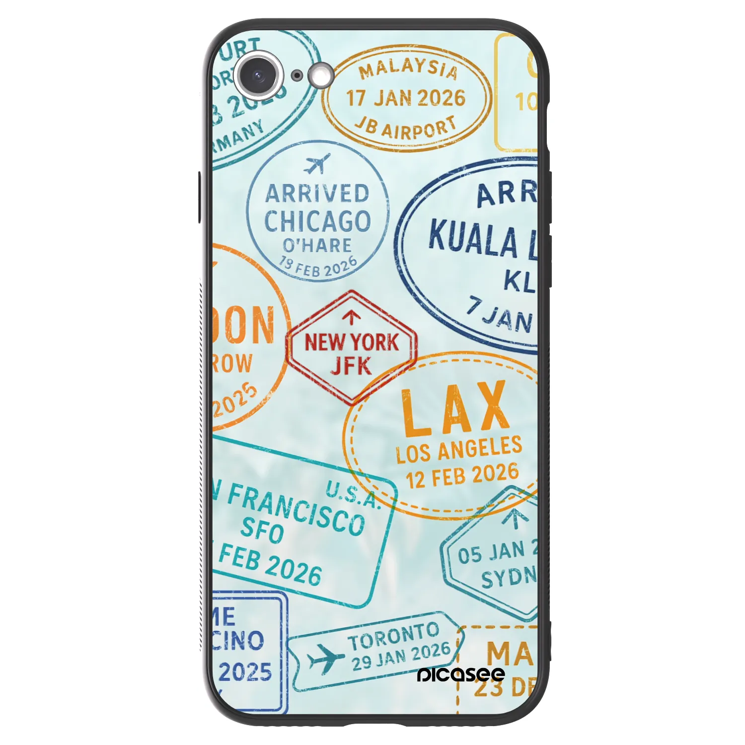Picasee ULTIMATE CASE pro Apple iPhone 8 - PASSPORT EDITION