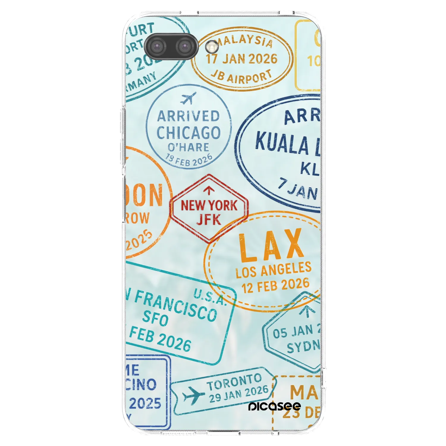 Picasee silikonový průhledný obal pro Honor 10 - PASSPORT EDITION