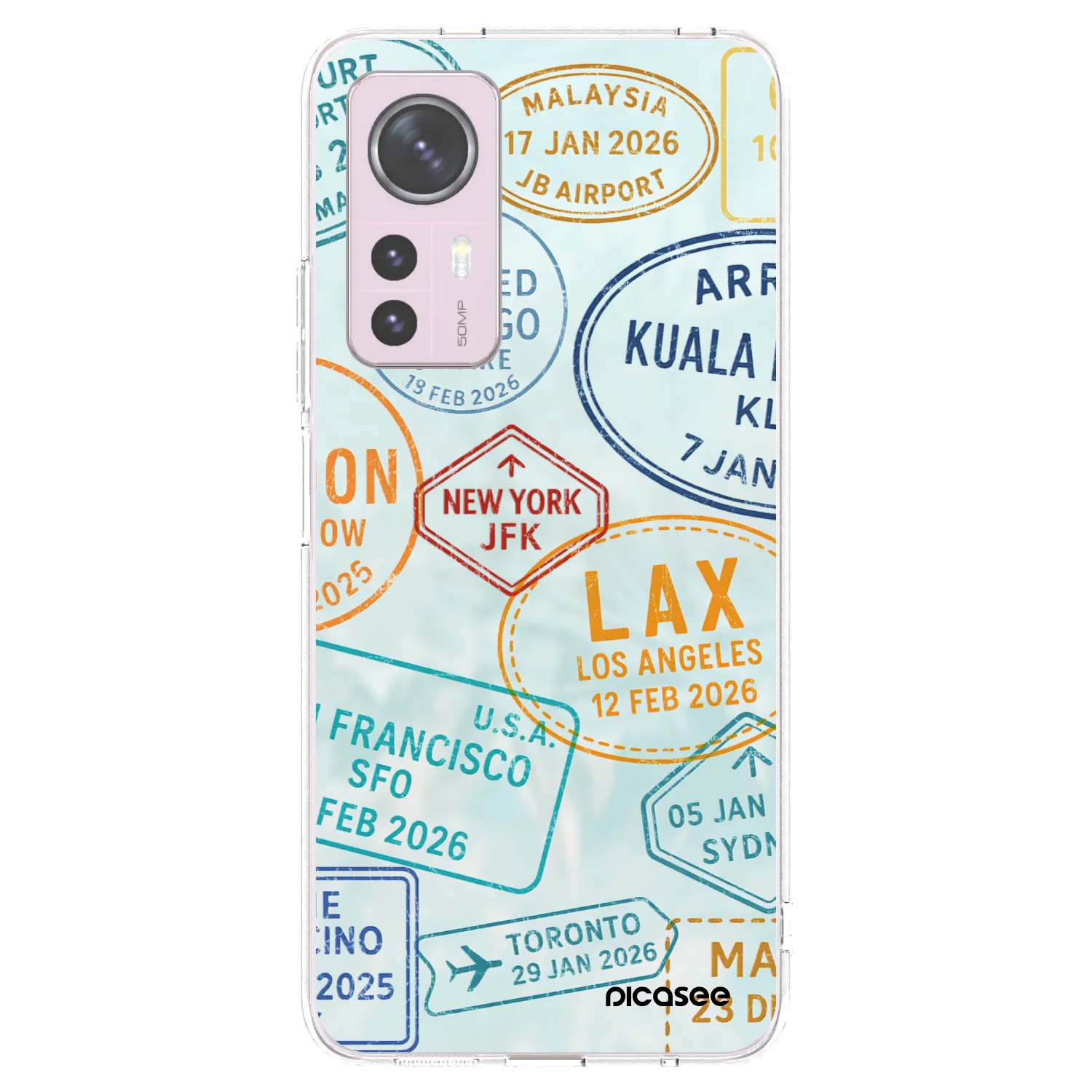 Picasee silikonový průhledný obal pro Xiaomi 12 - PASSPORT EDITION