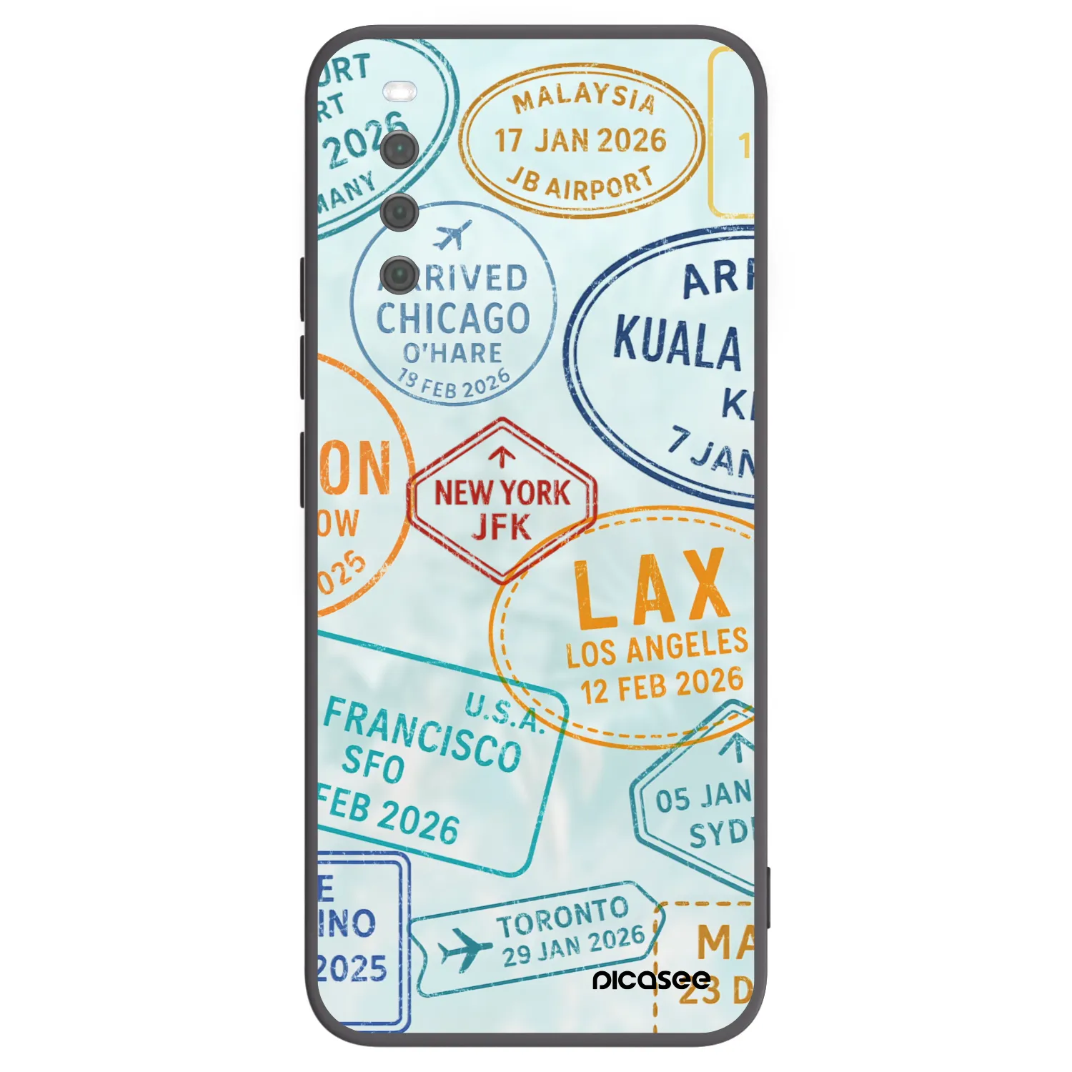 Picasee silikonový černý obal pro Sony Xperia 10 III - PASSPORT EDITION