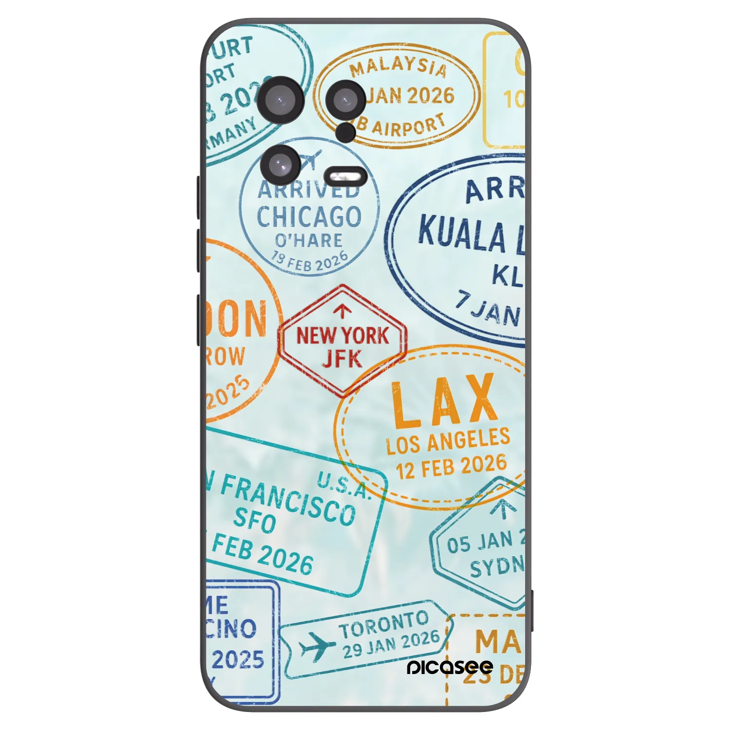 Picasee silikonový černý obal pro Xiaomi 13 - PASSPORT EDITION