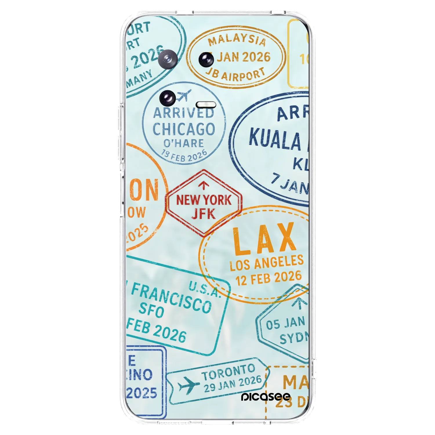 Picasee silikonový průhledný obal pro Xiaomi 13 Pro - PASSPORT EDITION