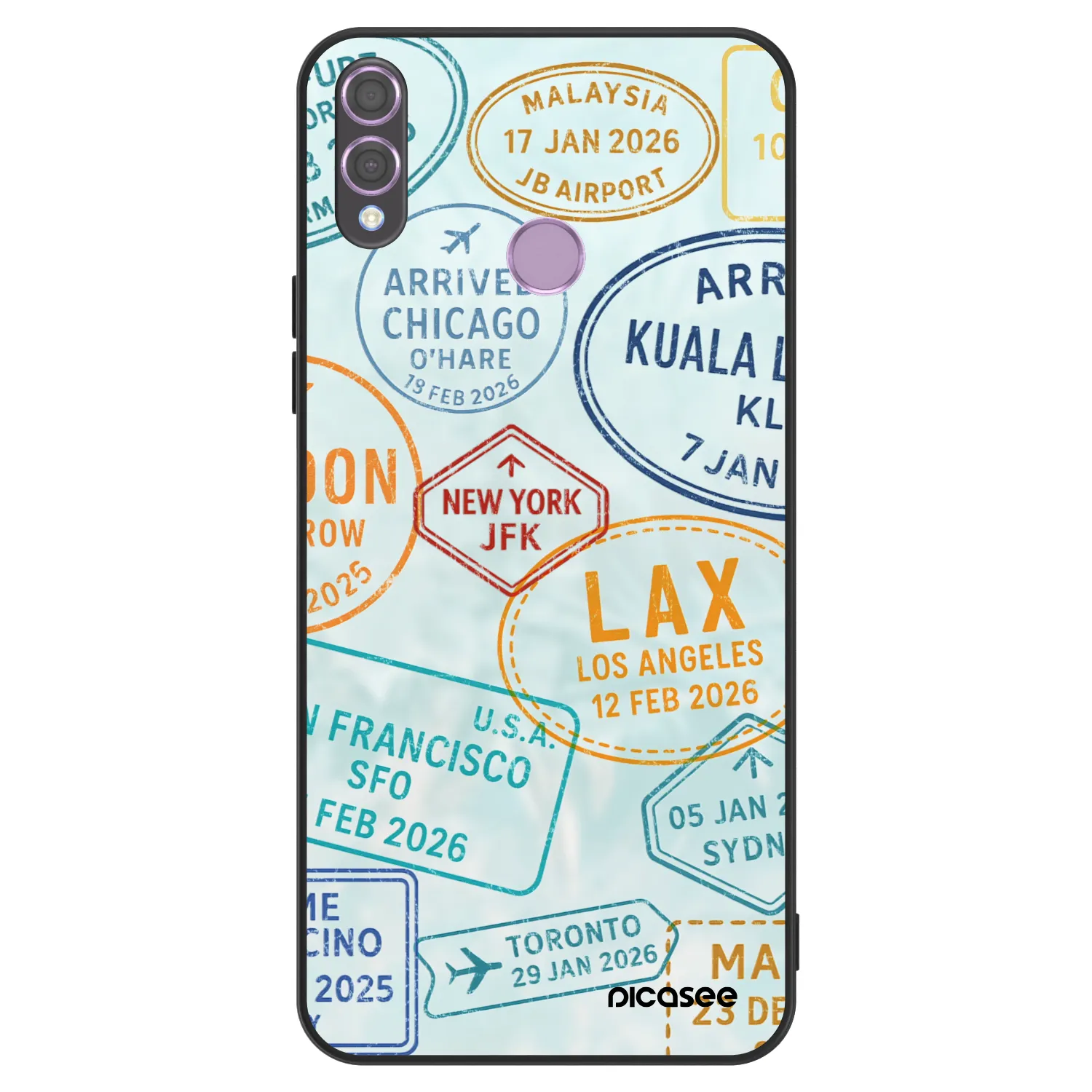 Picasee ULTIMATE CASE pro Honor 8X - PASSPORT EDITION