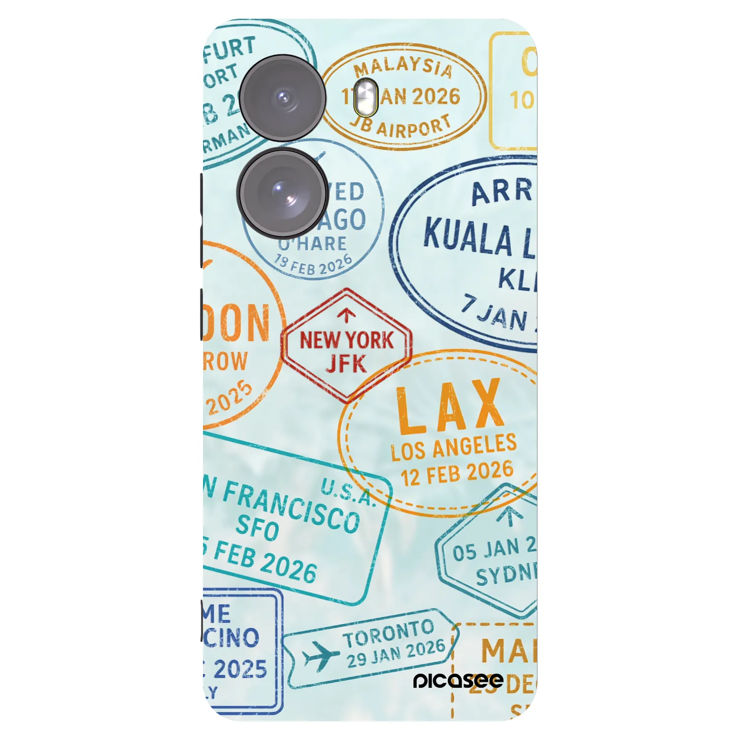 Picasee silikonový černý obal pro Xiaomi Poco X7 - PASSPORT EDITION