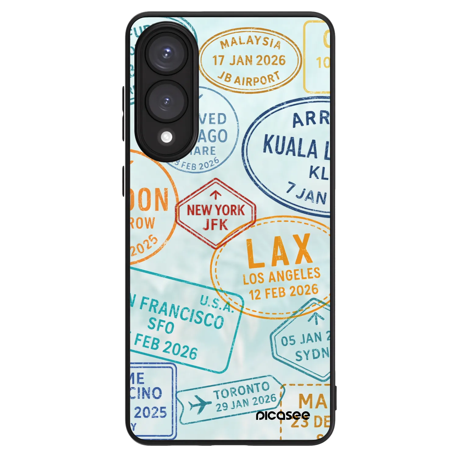 Picasee ULTIMATE CASE pro Samsung Galaxy S25 Edge 5G - PASSPORT EDITION