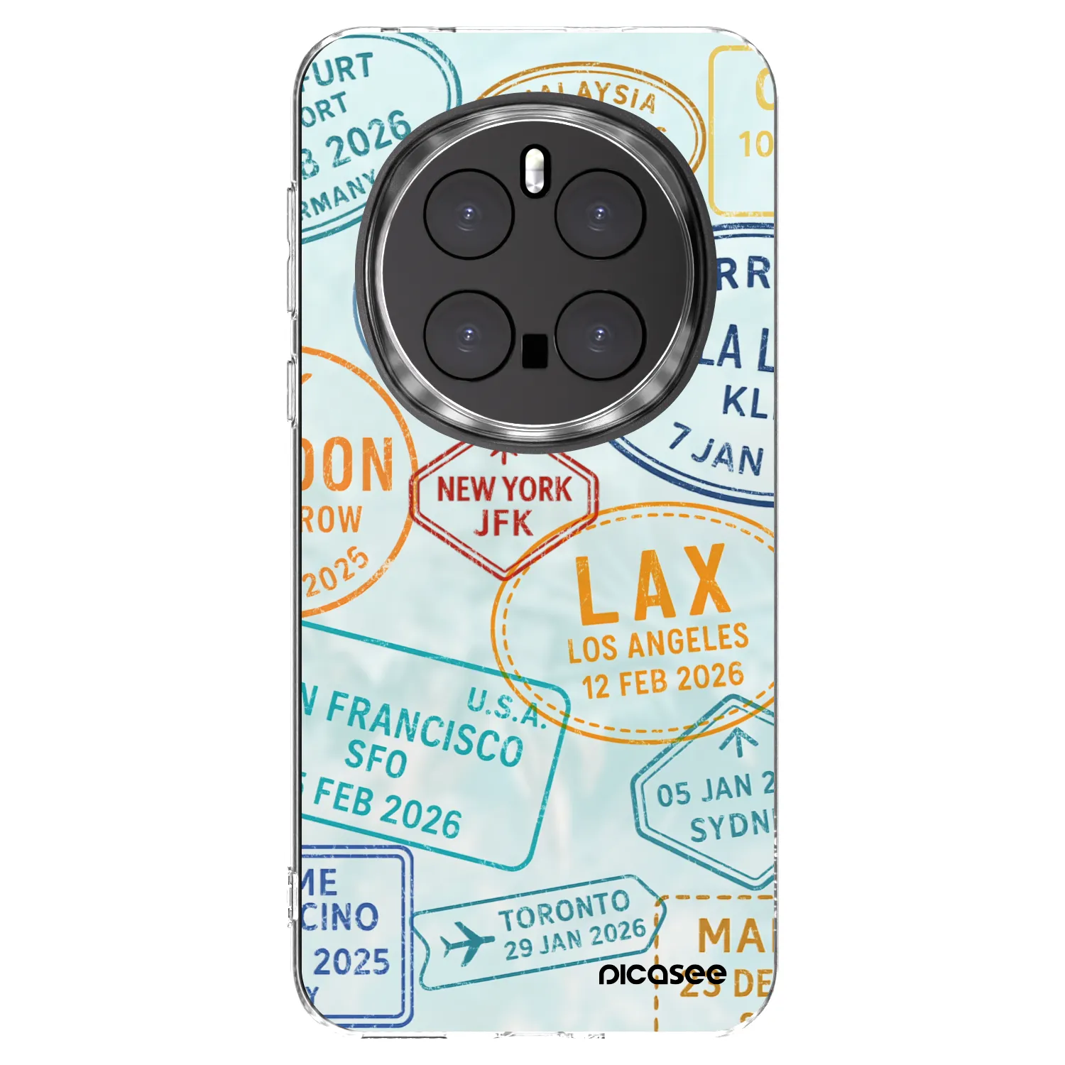 Picasee silikonový průhledný obal pro Honor Magic7 Pro 5G - PASSPORT EDITION