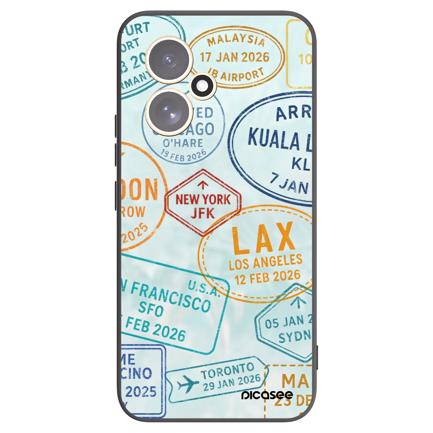 Picasee silikonový černý obal pro Honor 400 5G - PASSPORT EDITION