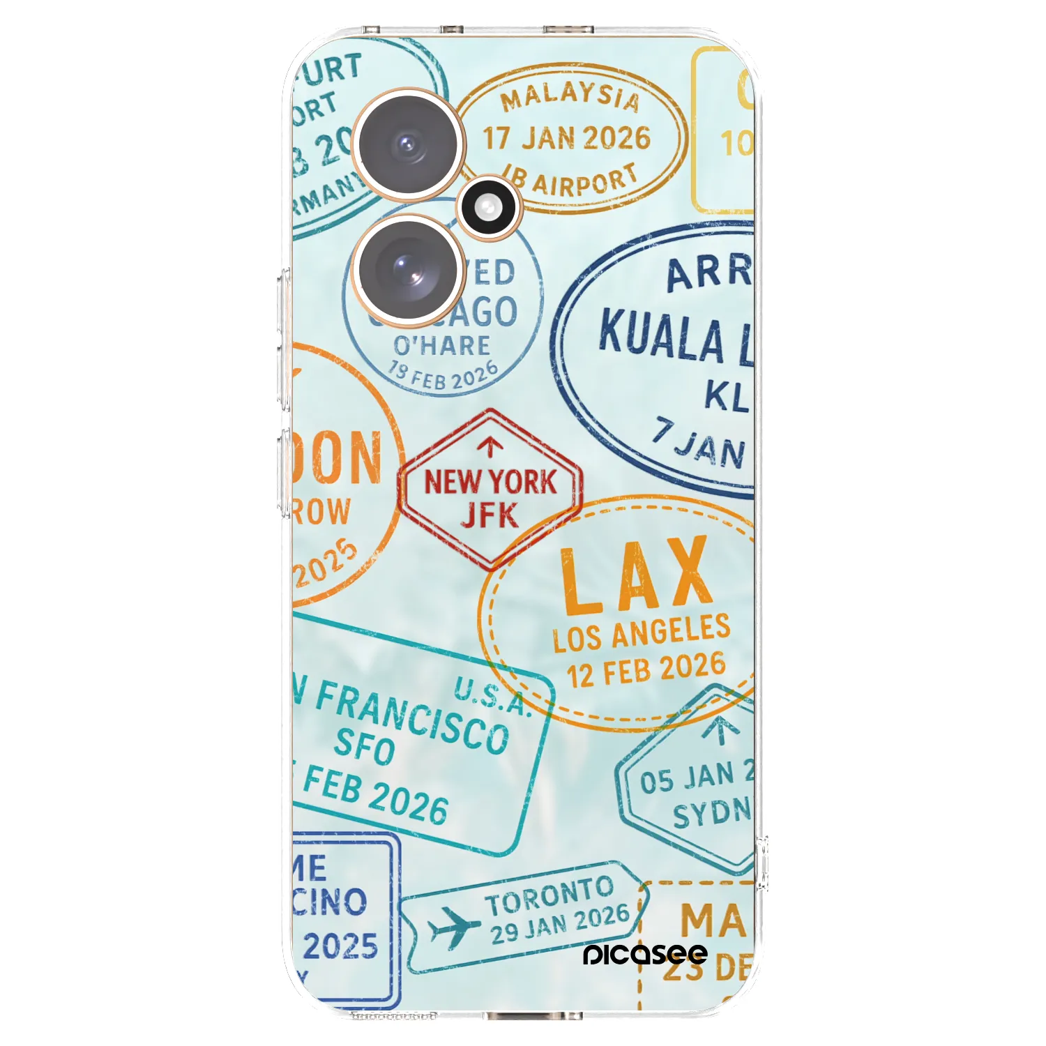 Picasee silikonový průhledný obal pro Honor 400 5G - PASSPORT EDITION