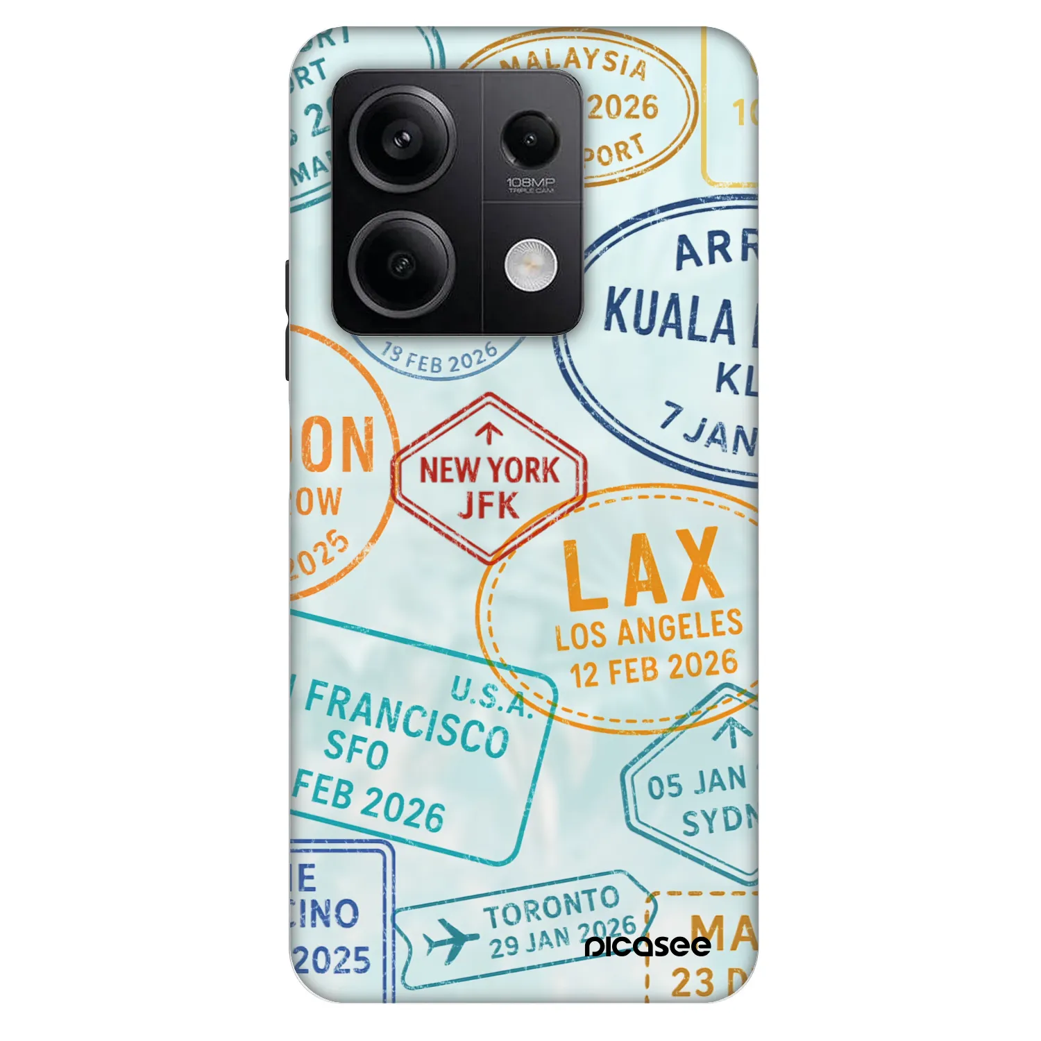 Picasee Fashion Case pro Xiaomi Redmi Note 13 5G - PASSPORT EDITION