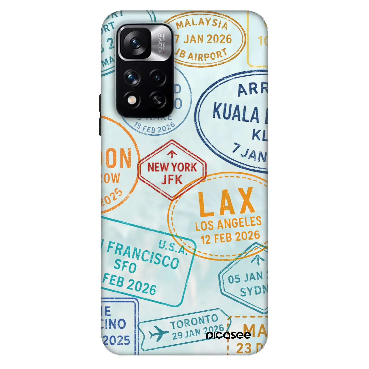 Picasee Fashion Case pro Xiaomi Redmi Note 11 Pro - PASSPORT EDITION