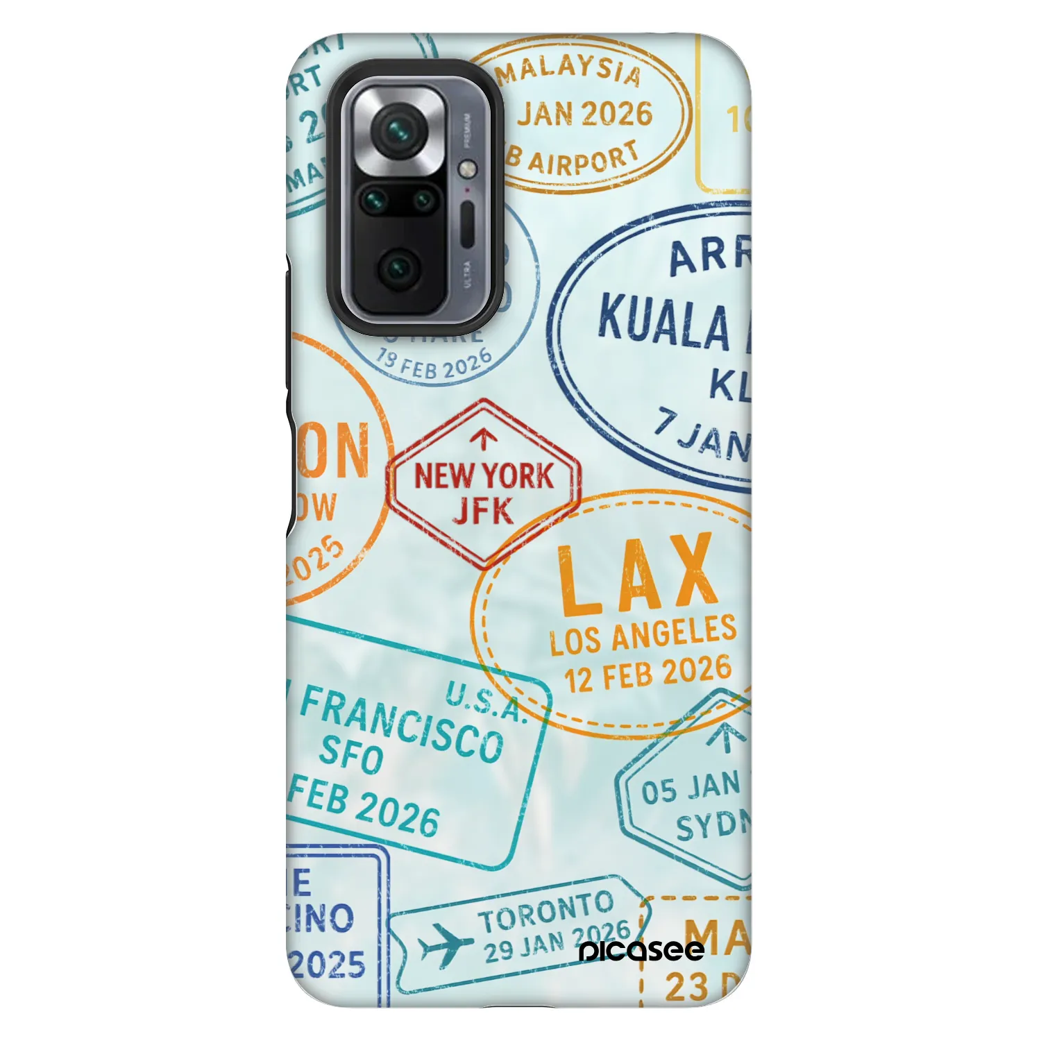Picasee Fashion Case pro Xiaomi Redmi Note 10 Pro - PASSPORT EDITION