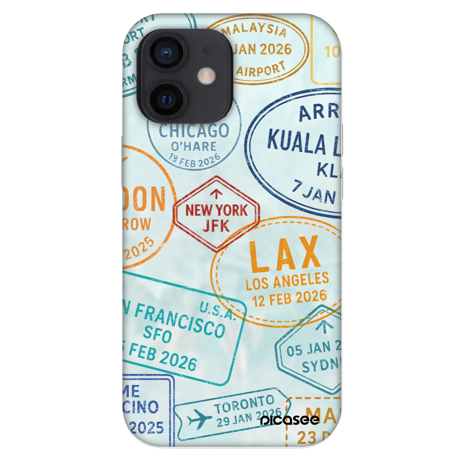 Picasee Fashion Case pro Apple iPhone 12 mini - PASSPORT EDITION
