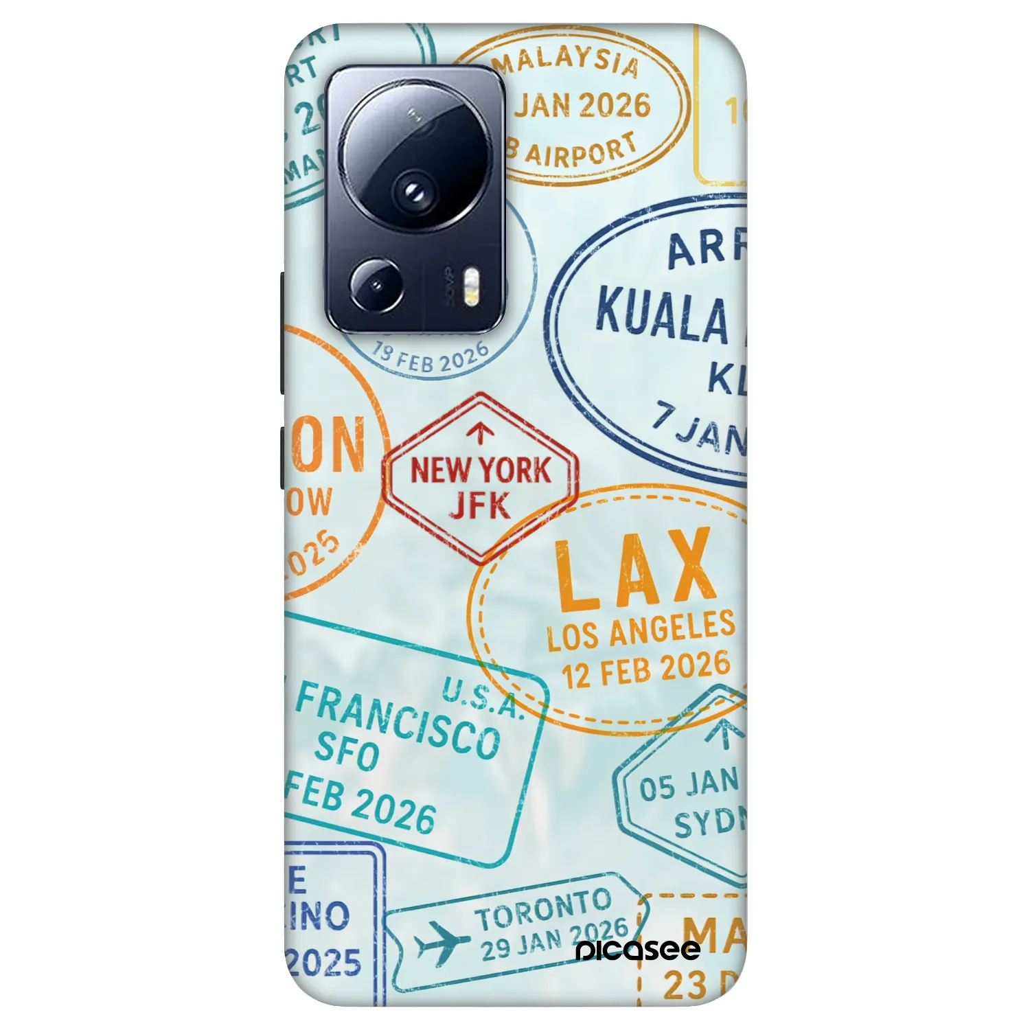 Picasee Fashion Case pro Xiaomi 13 Lite - PASSPORT EDITION