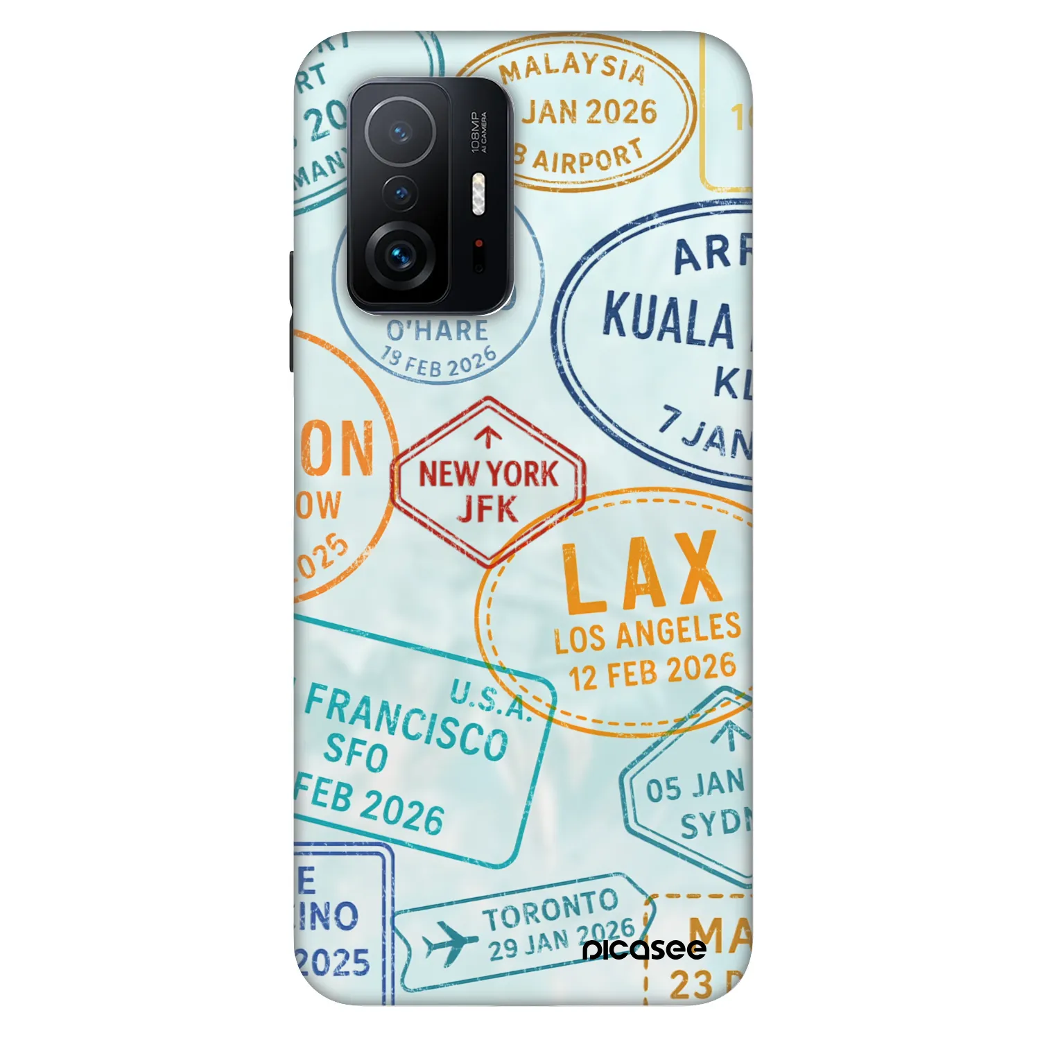 Picasee Fashion Case pro Xiaomi 11T Pro - PASSPORT EDITION