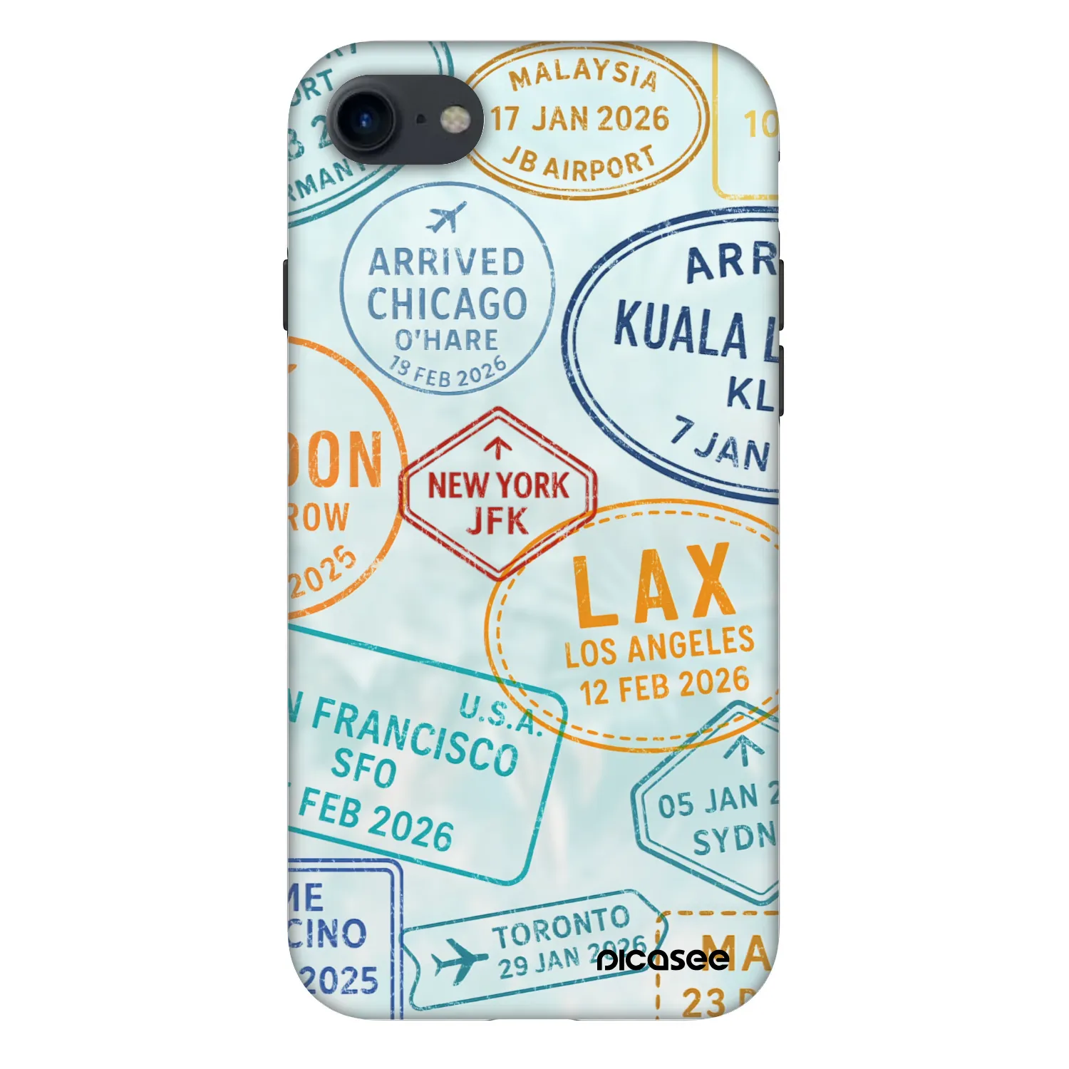 Picasee Fashion Case pro Apple iPhone 8 - PASSPORT EDITION