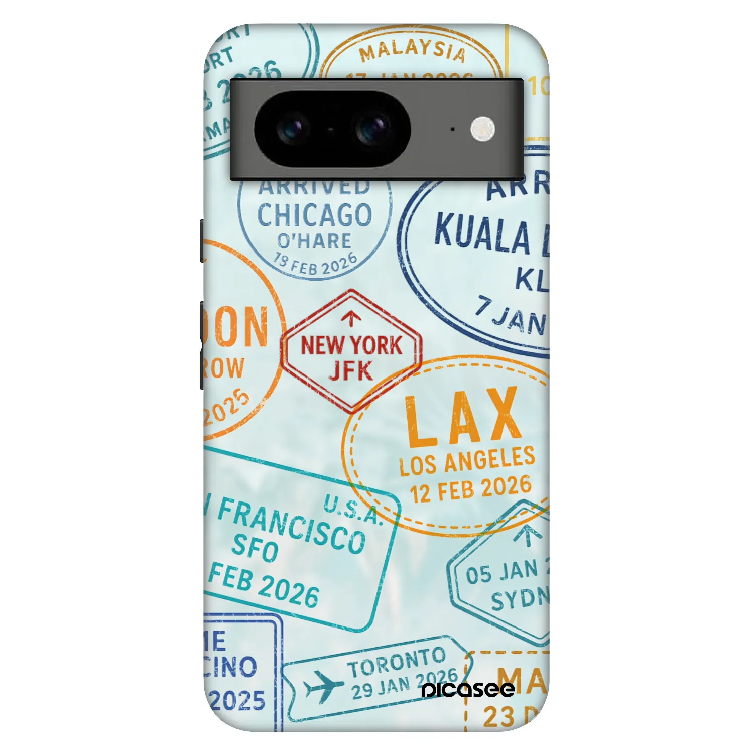 Picasee Fashion Case pro Google Pixel 8 Pro - PASSPORT EDITION