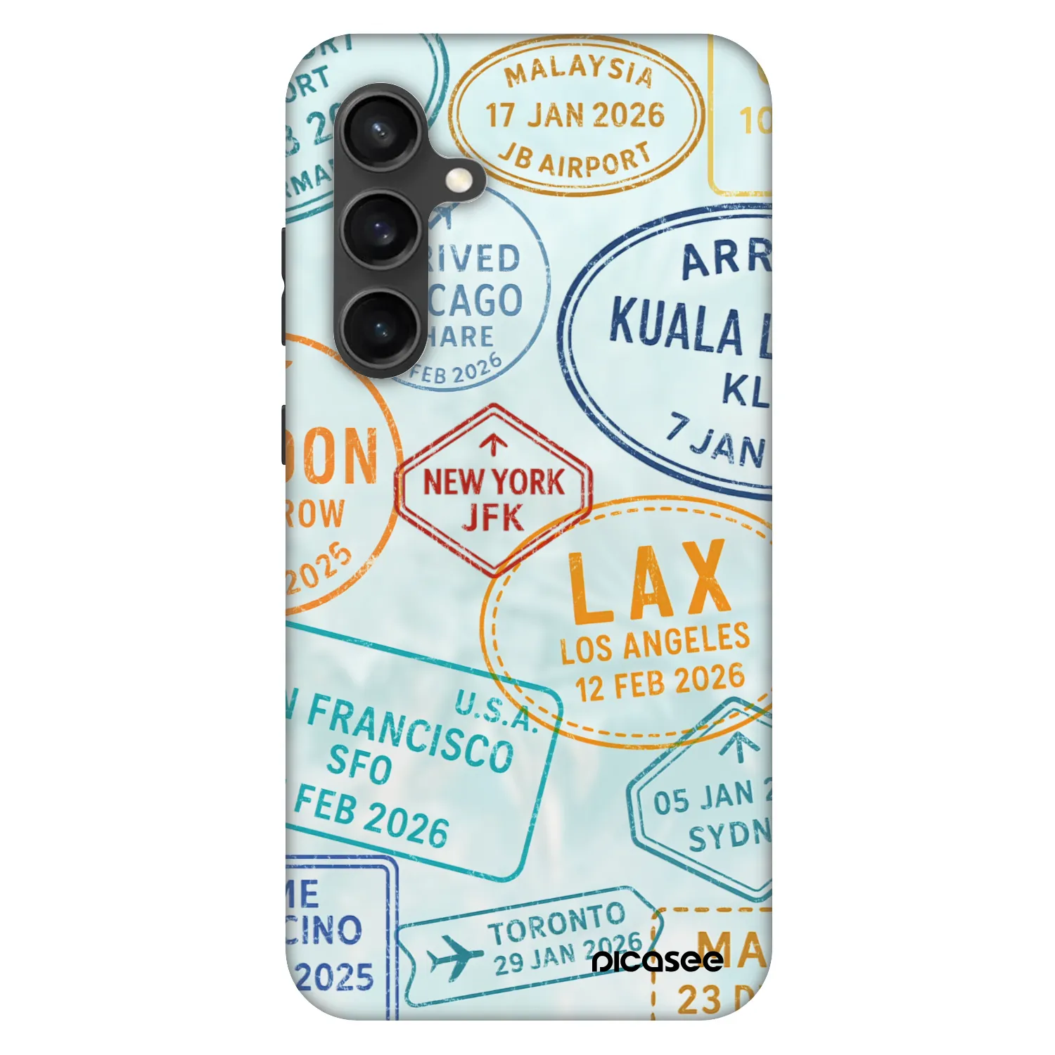 Picasee Fashion Case pro Samsung Galaxy S24 FE S721B - PASSPORT EDITION