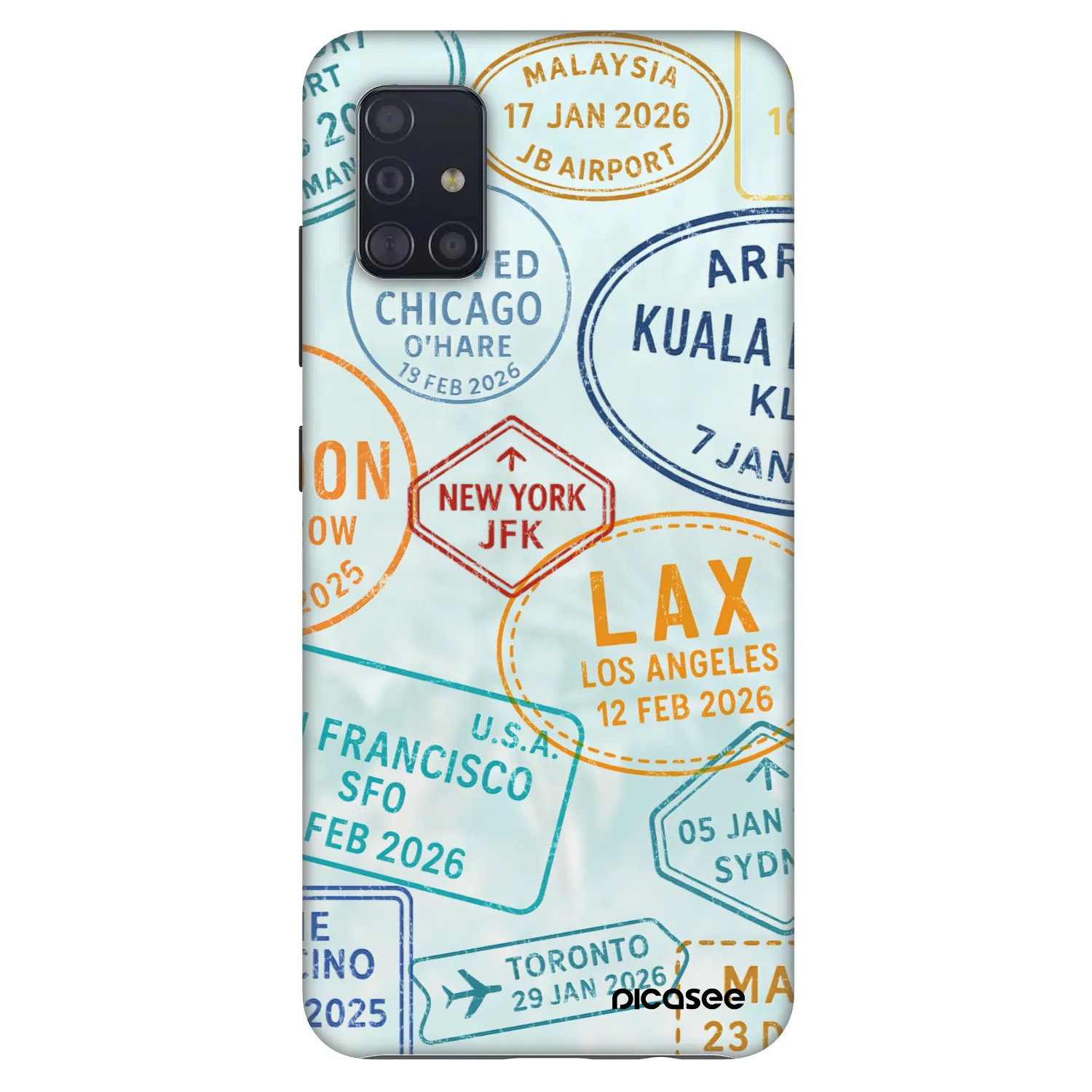 Picasee Fashion Case pro Samsung Galaxy A51 A515F - PASSPORT EDITION