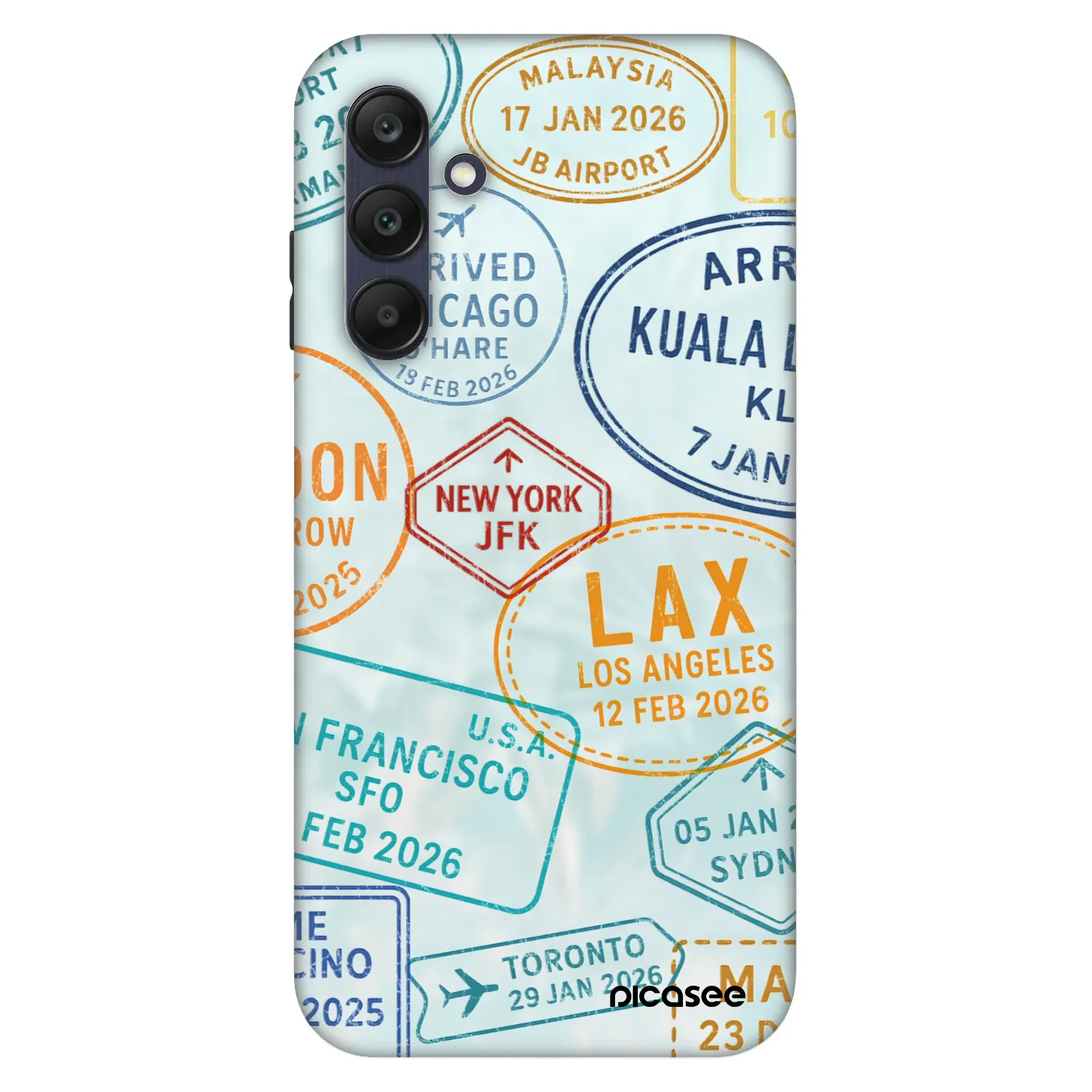 Picasee Fashion Case pro Samsung Galaxy A25 A256B 5G - PASSPORT EDITION