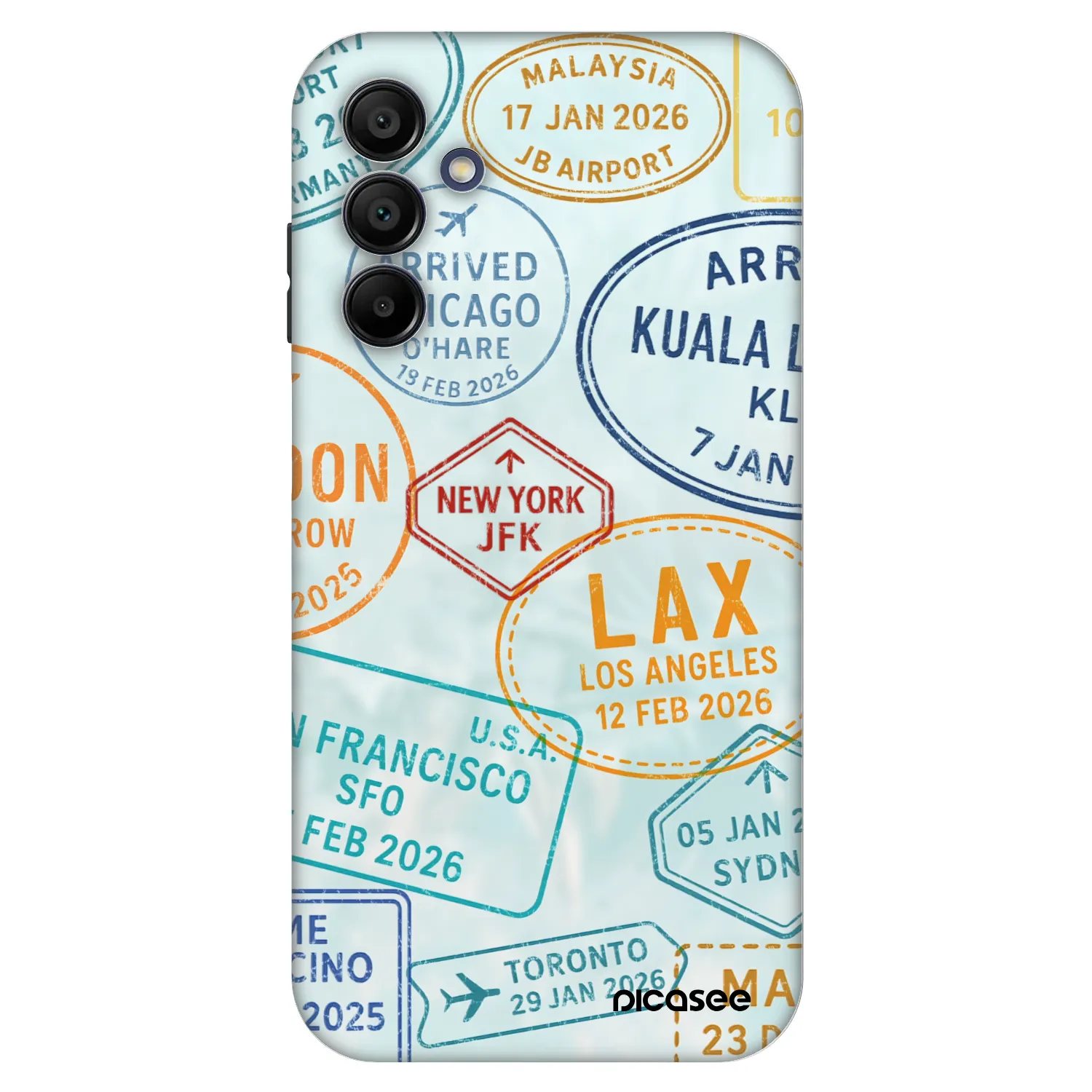 Picasee Fashion Case pro Samsung Galaxy A15 A155F 4G - PASSPORT EDITION