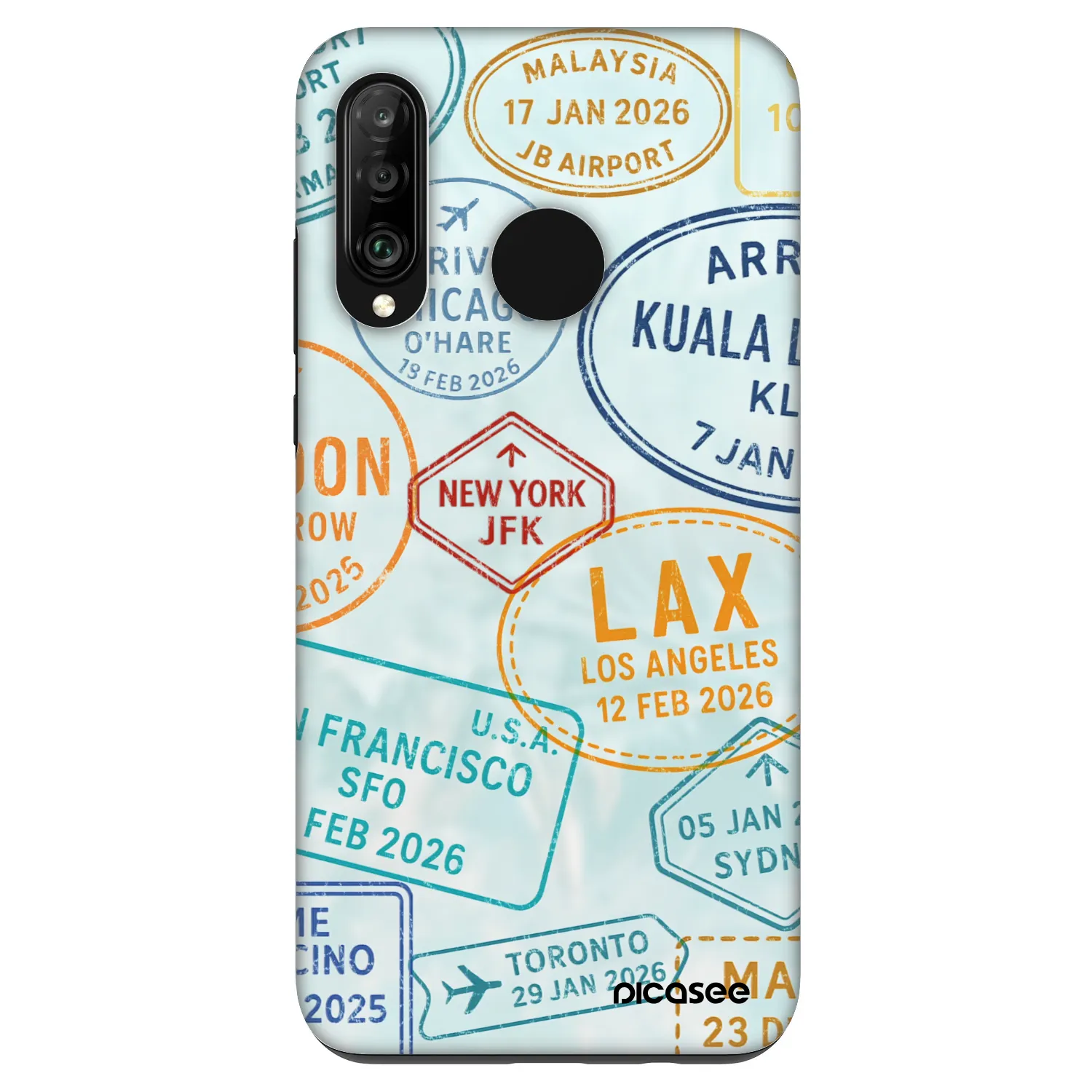 Picasee Fashion Case pro Huawei P30 Lite - PASSPORT EDITION