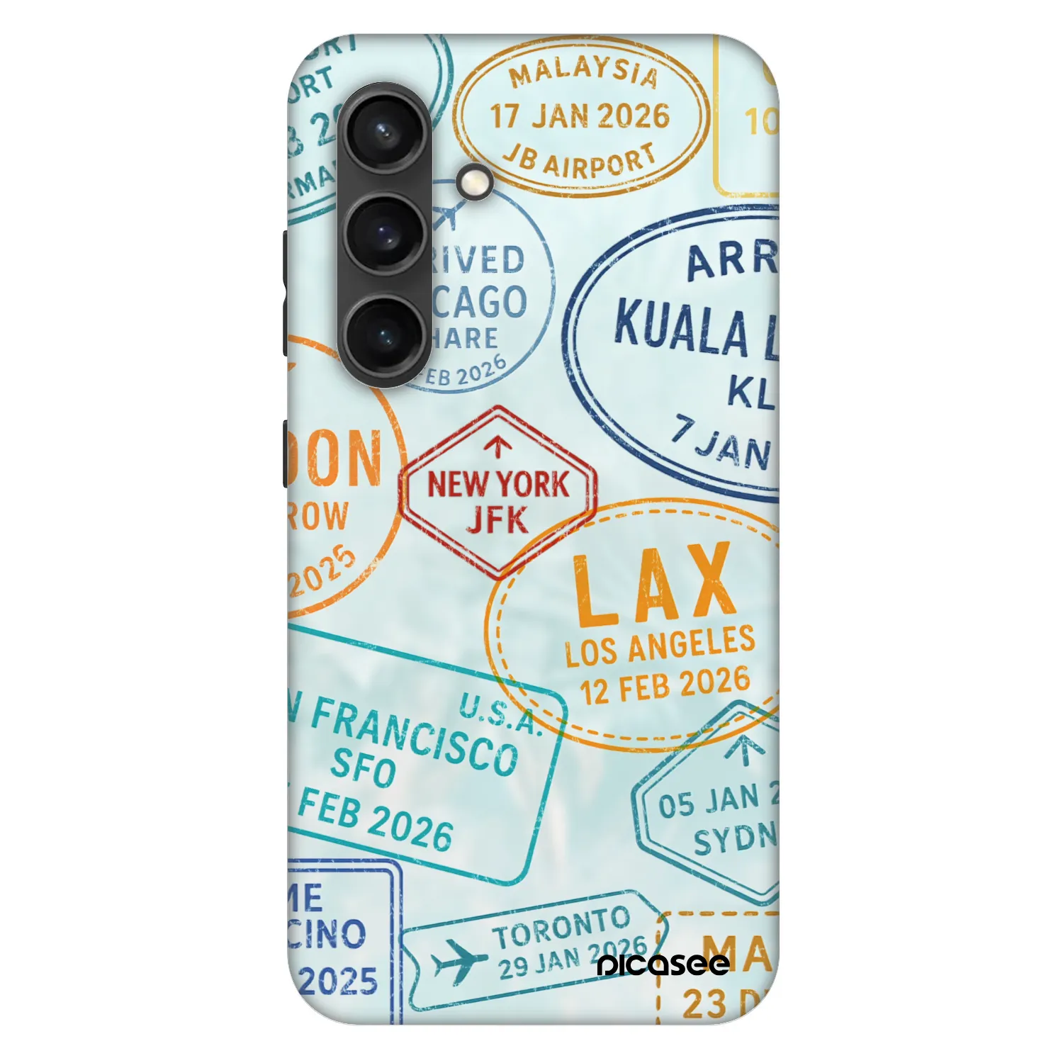 Picasee Fashion Case PowerShare pro Samsung Galaxy S24 S921B 5G - PASSPORT EDITION