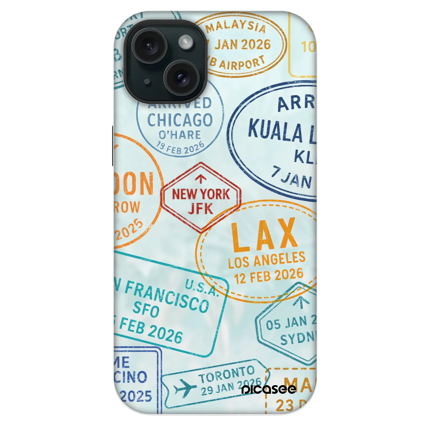 Picasee Fashion Case MagSafe Apple iPhone 14 Plus - PASSPORT EDITION