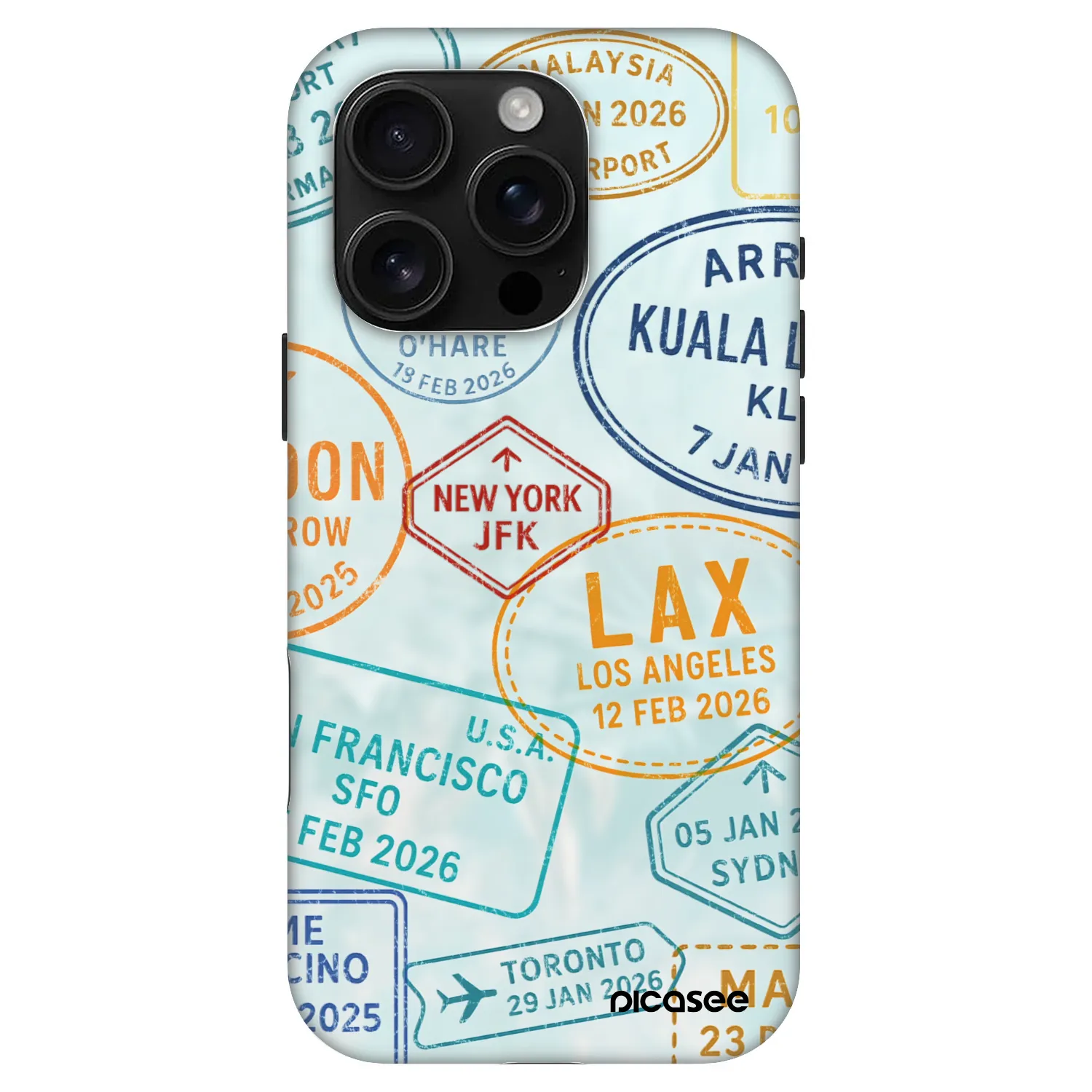 Picasee Fashion Case MagSafe Apple iPhone 16 Pro - PASSPORT EDITION