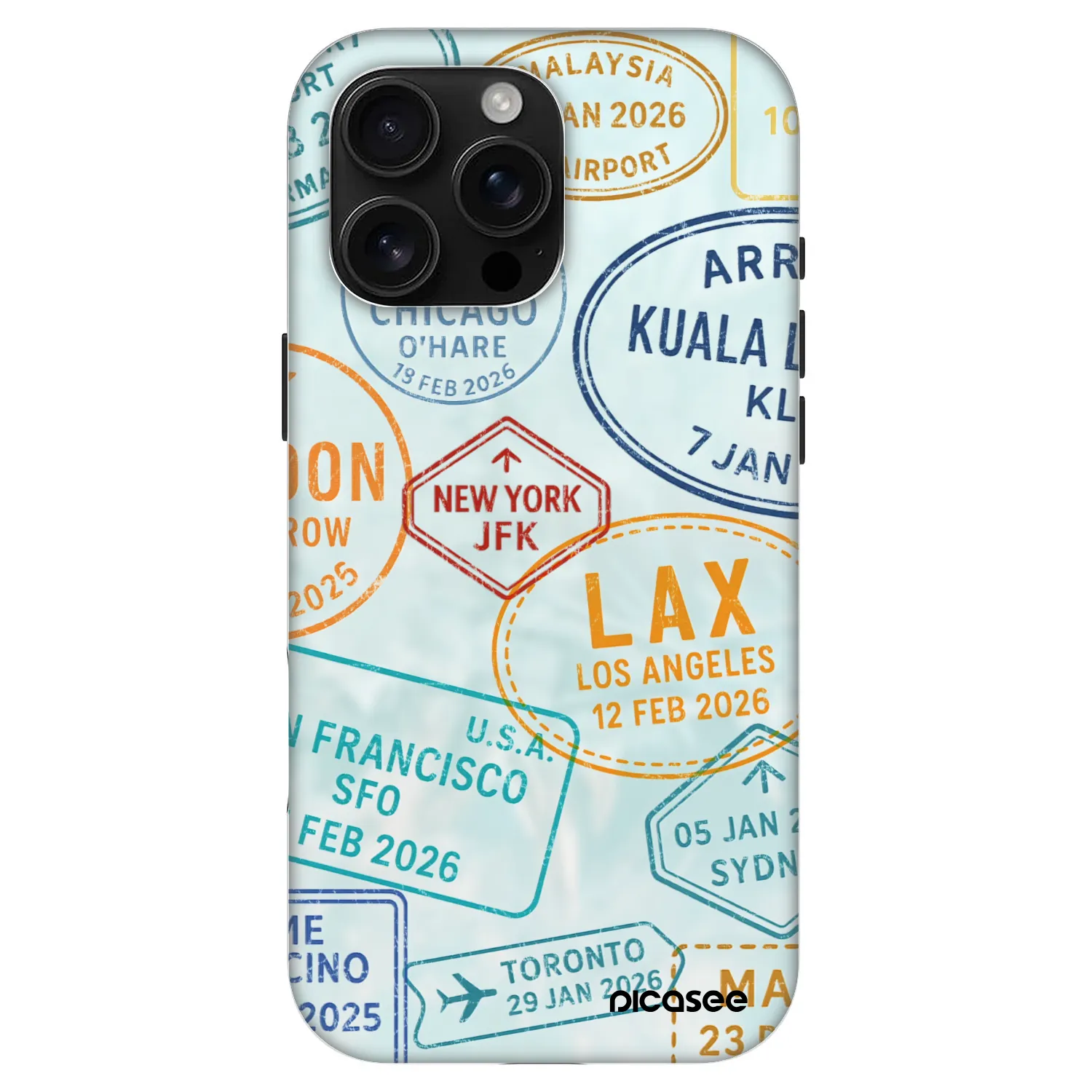 Picasee Fashion Case MagSafe Apple iPhone 16 Pro Max - PASSPORT EDITION