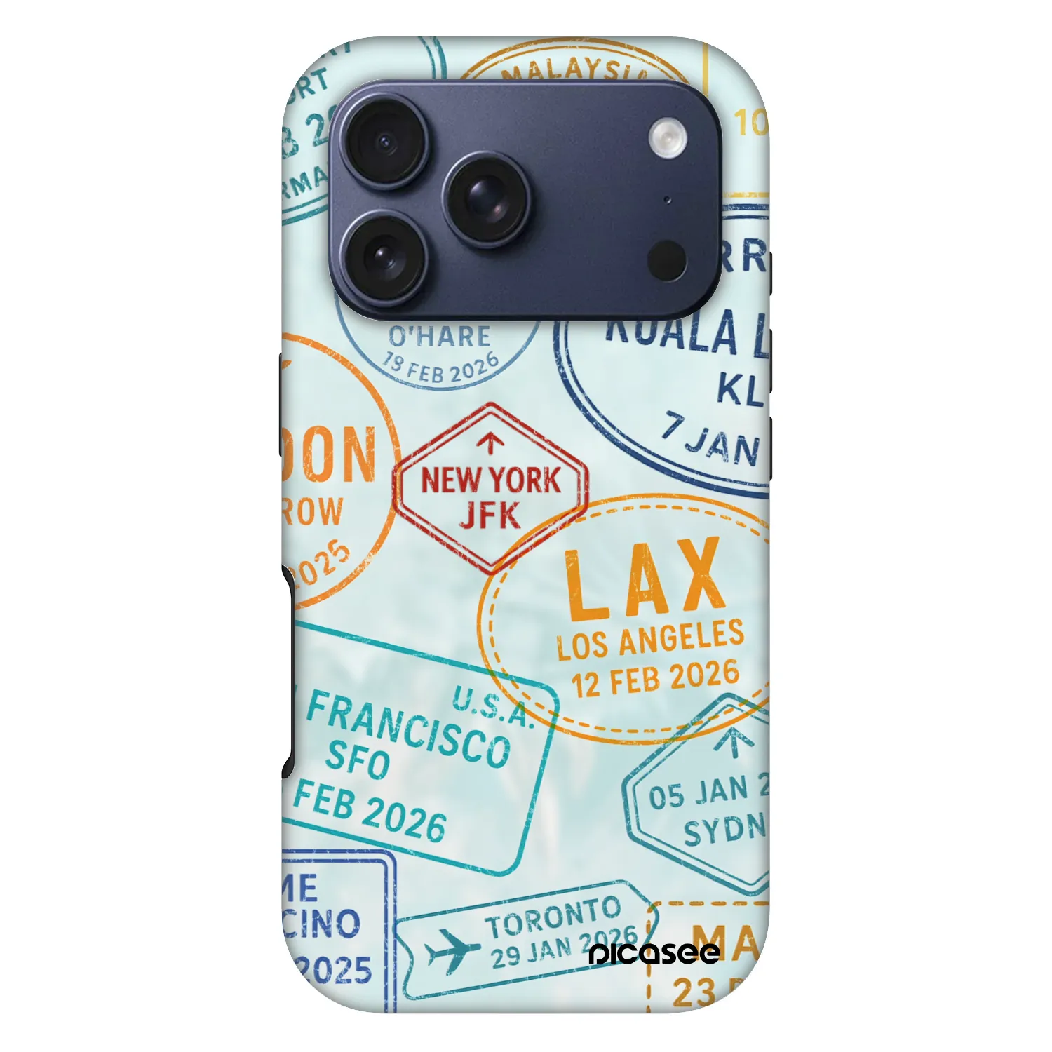 Picasee Fashion Case MagSafe Apple iPhone 17 Pro - PASSPORT EDITION