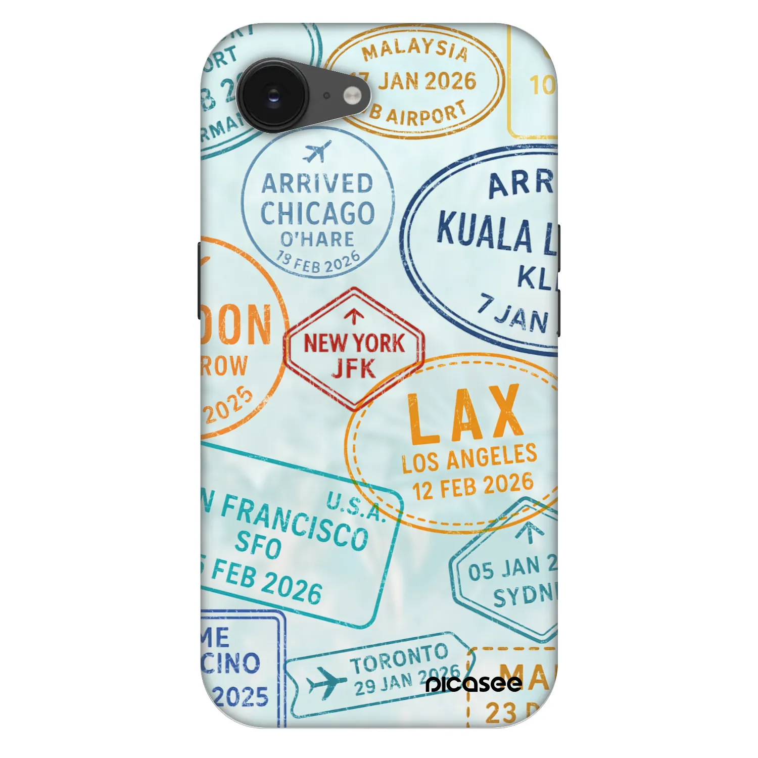 Picasee Fashion Case MagSafe Apple iPhone 17e - PASSPORT EDITION