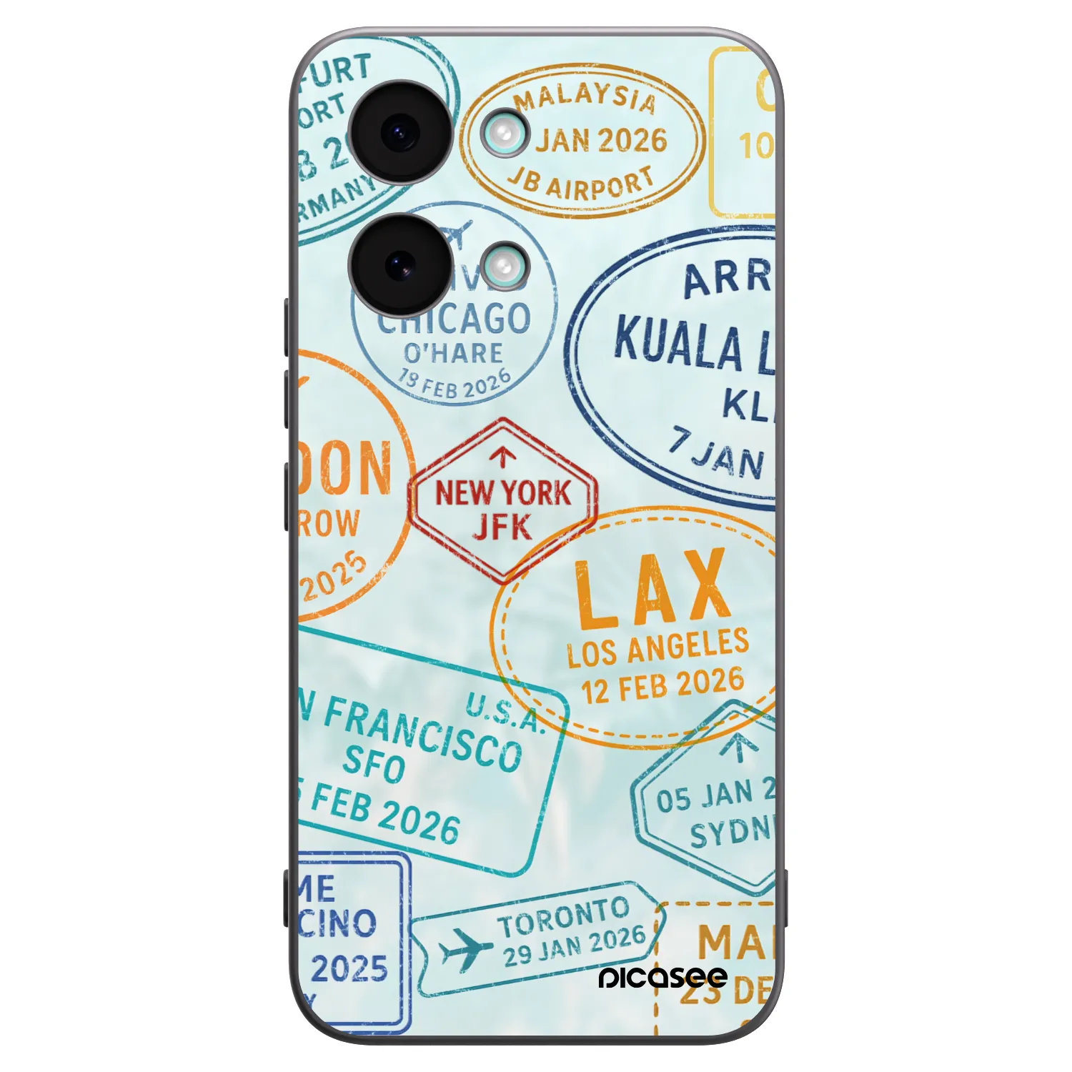 Picasee silikonový černý obal pro Xiaomi Poco X8 Pro Max - PASSPORT EDITION