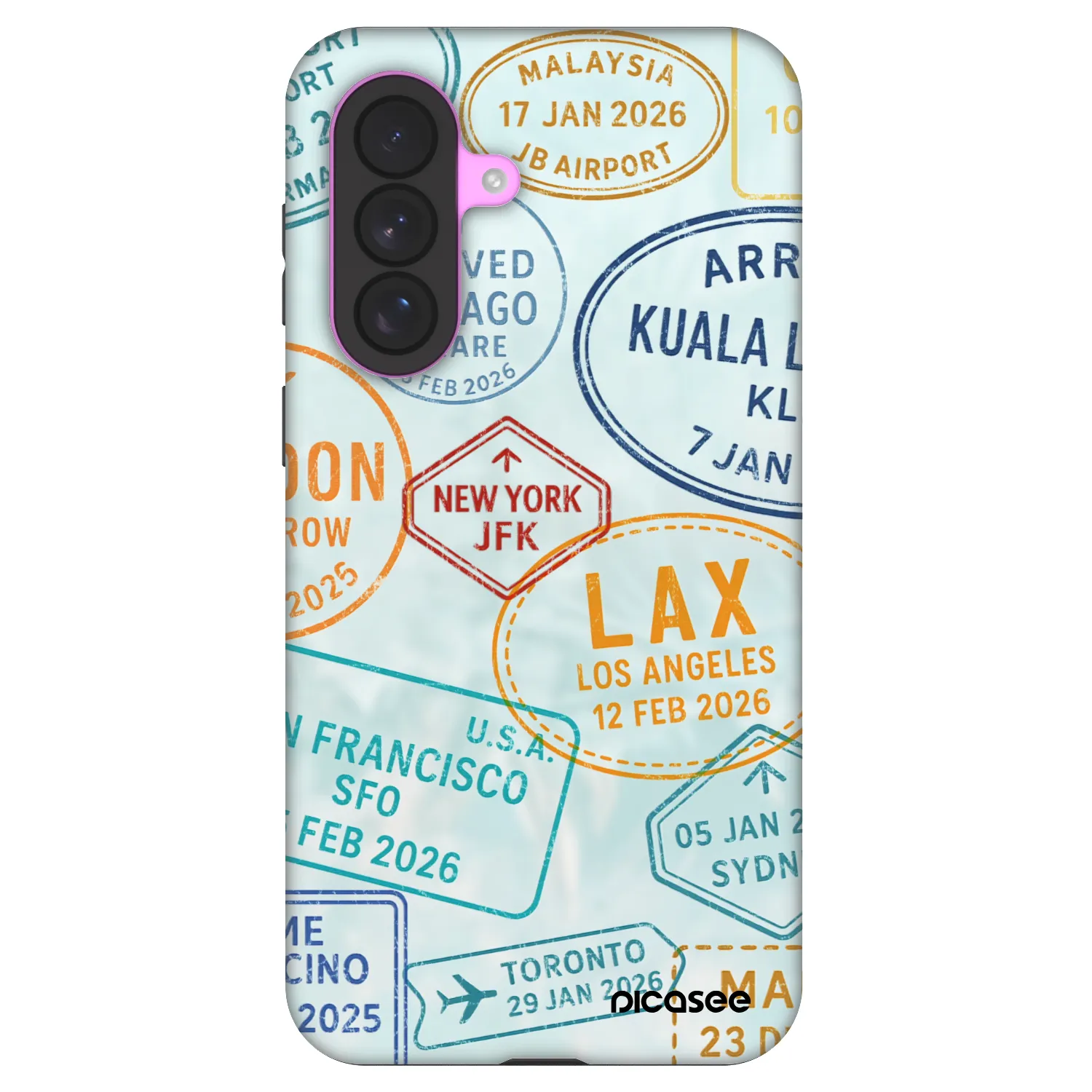 Picasee Fashion Case pro Samsung Galaxy A37 - PASSPORT EDITION