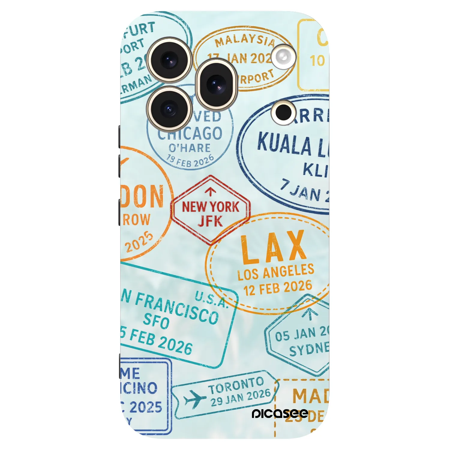 Picasee silikonový černý obal pro Honor 600 Pro - PASSPORT EDITION