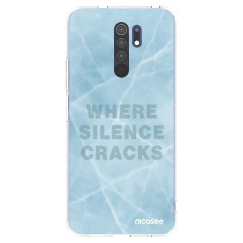 Picasee silikonový průhledný obal pro Xiaomi Redmi 9 - SILENCE
