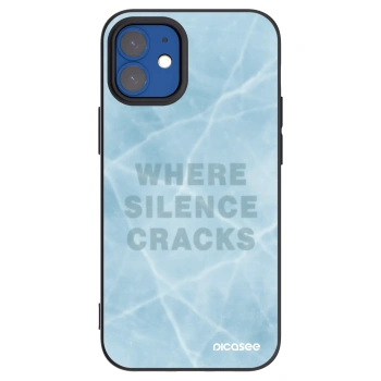 Picasee silikonový černý obal pro Apple iPhone 12 mini - SILENCE