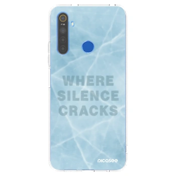 Picasee silikonový průhledný obal pro Realme 5 - SILENCE