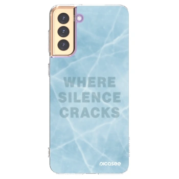 Picasee silikonový průhledný obal pro Samsung Galaxy S21+ 5G G996F - SILENCE