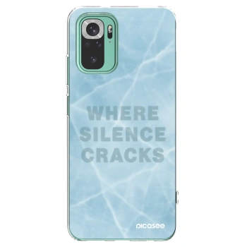 Picasee silikonový průhledný obal pro Xiaomi Redmi Note 10 Pro - SILENCE