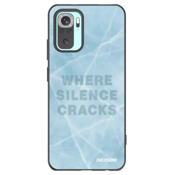Picasee silikonový černý obal pro Xiaomi Redmi Note 10 Pro - SILENCE