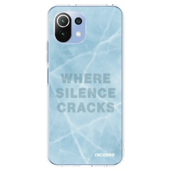 Picasee silikonový průhledný obal pro Xiaomi Mi 11 Lite - SILENCE