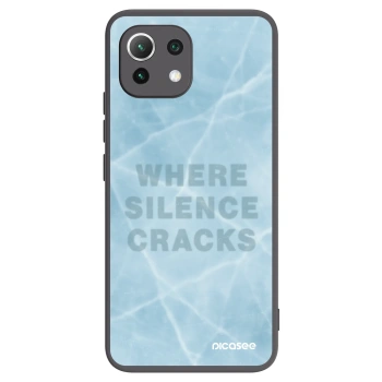 Picasee silikonový černý obal pro Xiaomi Mi 11 Lite - SILENCE