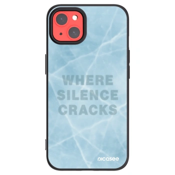 Picasee silikonový černý obal pro Apple iPhone 13 - SILENCE
