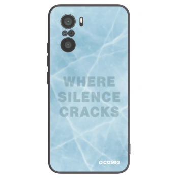 Picasee silikonový černý obal pro Xiaomi Poco F3 - SILENCE