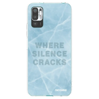 Picasee silikonový průhledný obal pro Xiaomi Redmi Note 10 5G - SILENCE