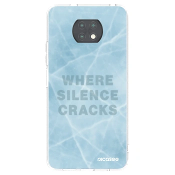 Picasee silikonový průhledný obal pro Xiaomi Redmi Note 9T - SILENCE