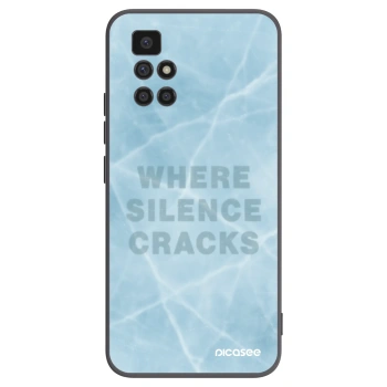 Picasee silikonový černý obal pro Xiaomi Redmi 10 - SILENCE